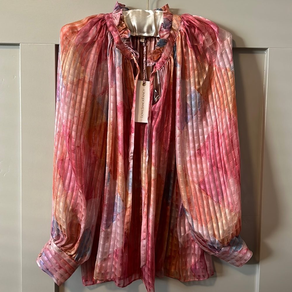 LoveShackFancy blouse size Small